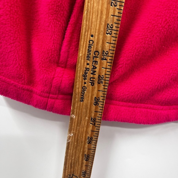 COLUMBIA Vest Womens Small Fleece Full Zip Pink Zipper Pockets - Picture 4 of 10